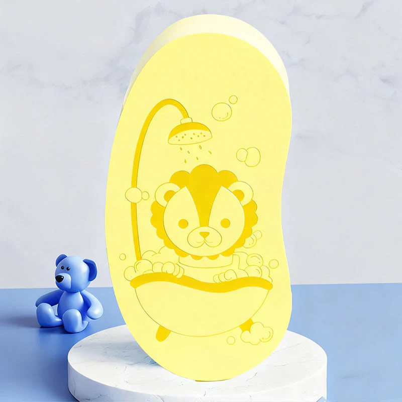 🎉Nieuwjaars Cadeau 50% KORTING!🛁Zachte Exfoliërende Kinderbadspons – Leuke 3D CartoonPatronen & Antibacterieel: Perfect Voor Baby’s/Peuters! - Image 14