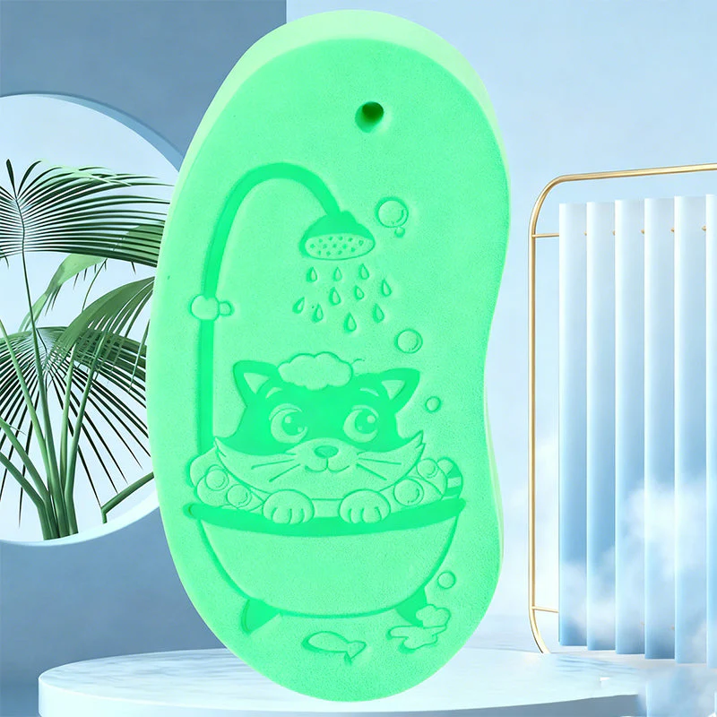 🎉Nieuwjaars Cadeau 50% KORTING!🛁Zachte Exfoliërende Kinderbadspons – Leuke 3D CartoonPatronen & Antibacterieel: Perfect Voor Baby’s/Peuters! - Image 16