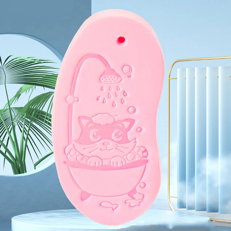 🎉Nieuwjaars Cadeau 50% KORTING!🛁Zachte Exfoliërende Kinderbadspons – Leuke 3D CartoonPatronen & Antibacterieel: Perfect Voor Baby’s/Peuters! - Image 18