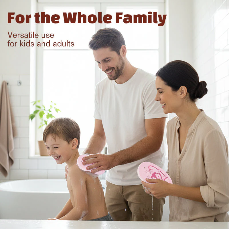🎉Nieuwjaars Cadeau 50% KORTING!🛁Zachte Exfoliërende Kinderbadspons – Leuke 3D CartoonPatronen & Antibacterieel: Perfect Voor Baby’s/Peuters! - Image 5