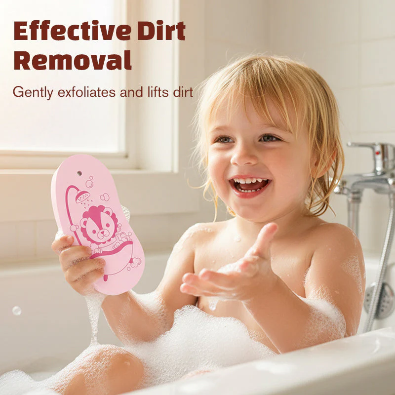 🎉Nieuwjaars Cadeau 50% KORTING!🛁Zachte Exfoliërende Kinderbadspons – Leuke 3D CartoonPatronen & Antibacterieel: Perfect Voor Baby’s/Peuters! - Image 6