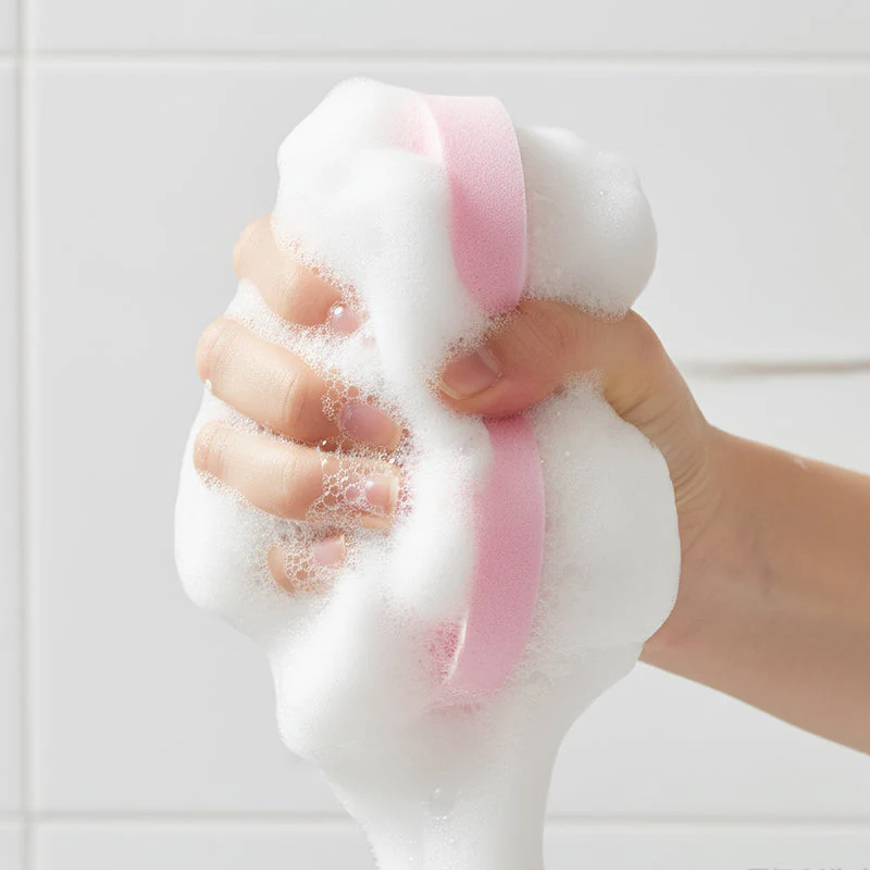 🎉Nieuwjaars Cadeau 50% KORTING!🛁Zachte Exfoliërende Kinderbadspons – Leuke 3D CartoonPatronen & Antibacterieel: Perfect Voor Baby’s/Peuters! - Image 8