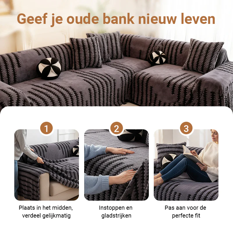 🎉Nieuwjaars Cadeau 50% KORTING!🛋️🧸 Zachte Pluche Antislip Bankhoes – Huidvriendelijk, Diervriendelijk & Gemakkelijk Onderhouden (Meerdere Afmetingen & Kleuren)! - Image 7