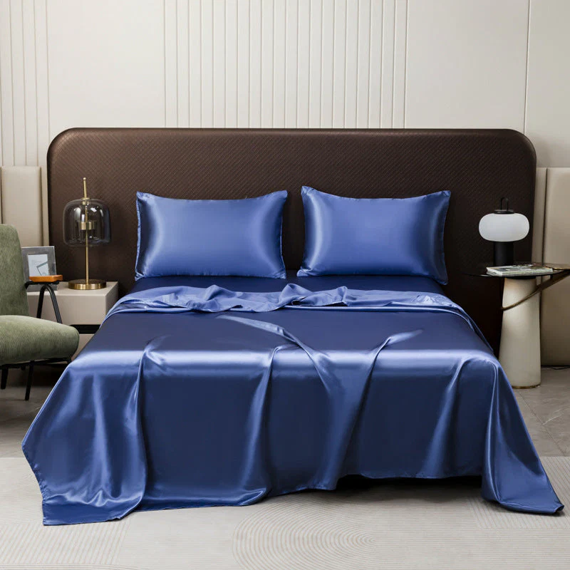 🌞Fris De Lente In Met 50% Korting!🛏️Effen Satijnen Hoeslaken | Haar- & Huidvriendelijk | Temperatuurregulerend | Duurzaam & Machinewasbaar - Image 11