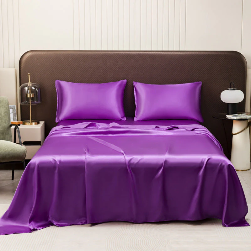 🌞Fris De Lente In Met 50% Korting!🛏️Effen Satijnen Hoeslaken | Haar- & Huidvriendelijk | Temperatuurregulerend | Duurzaam & Machinewasbaar - Image 15