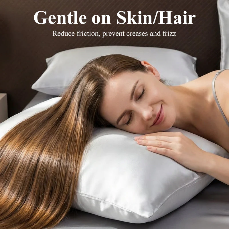 🌞Fris De Lente In Met 50% Korting!🛏️Effen Satijnen Hoeslaken | Haar- & Huidvriendelijk | Temperatuurregulerend | Duurzaam & Machinewasbaar - Image 4