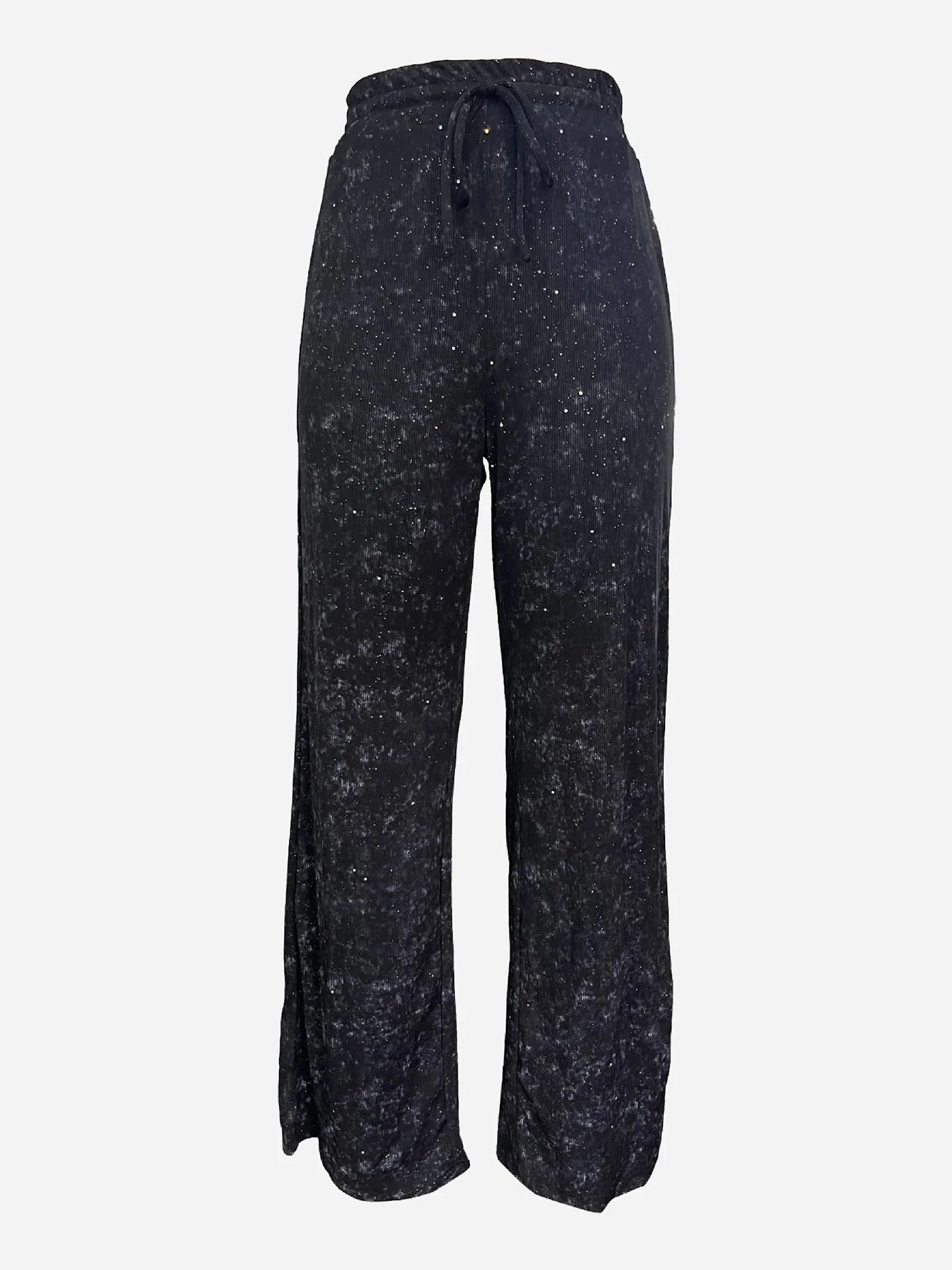 🎅 Exclusief Sinterklaasvoordeel!50% KORTING✨ Dames Wijde Broek Met Pailletten (Faux Suede) – Hoog Taille & Elastische Band – Perfect voor Kerstfeest & Feestelijke Gelegenheden! - Image 14