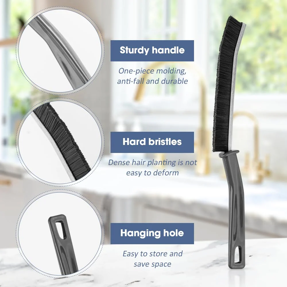 🧹🏠 Spleetborstel met Harde Borstel – Multifunctioneel voor Gronden, Hoeken & Keuken + Duurzaam & Veilig voor Alle Oppervlakken! - Image 3