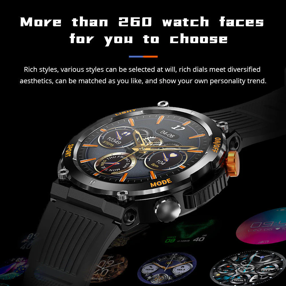 🎉Nieuwjaars Cadeau 50% KORTING!⌚Waterdichte Sport & Outdoor Smartwatch - IP68 Wasserdicht + Meerdere Sportmodi: Perfect Voor Wandelen/Rennen/Zwemmen!