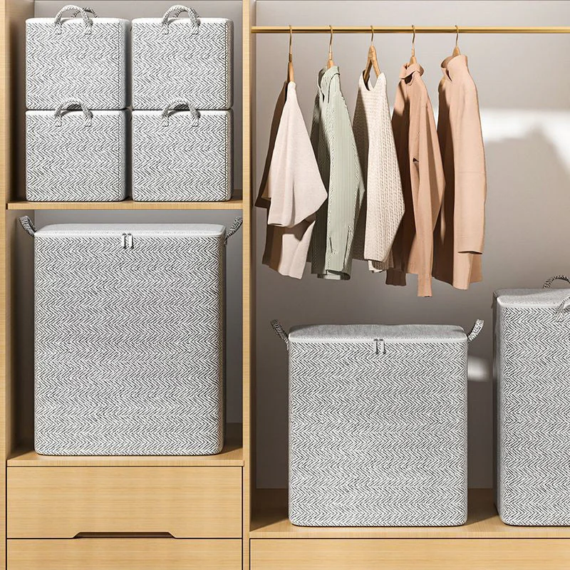 🎉Nieuwjaars Cadeau 50% KORTING!🧺Extra Grote Opbergtas (110-220L): Duurzaam Non-Woven – Ruim Voor Dekbedden, Kleding & Meer! - Image 2