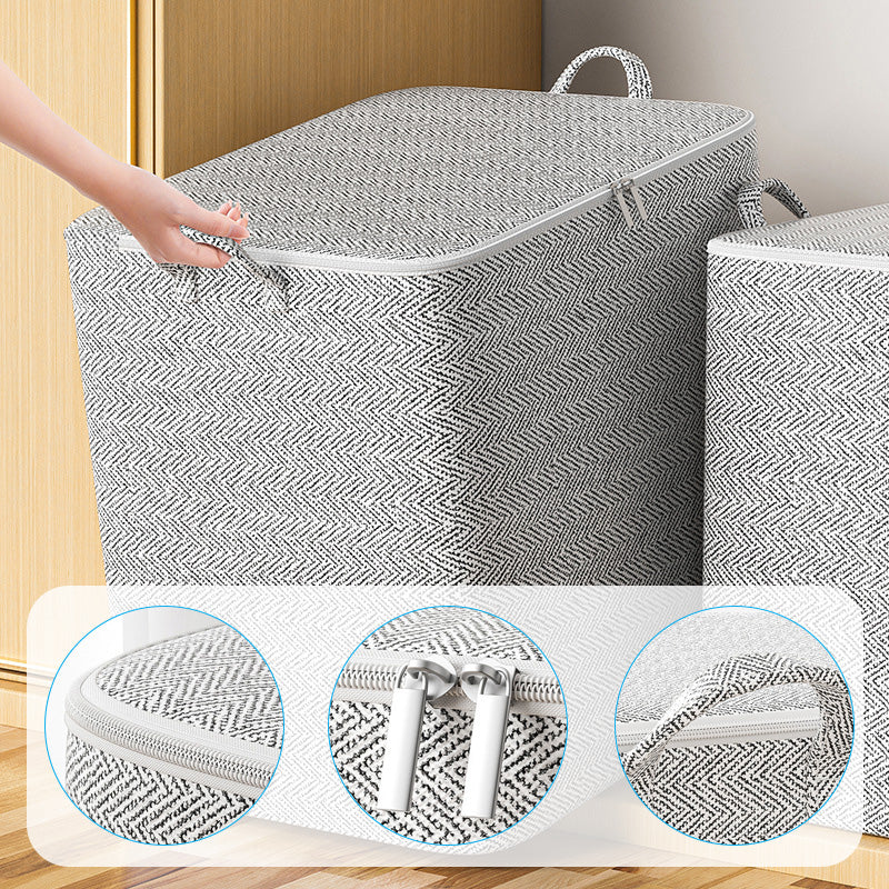 🎉Nieuwjaars Cadeau 50% KORTING!🧺Extra Grote Opbergtas (110-220L): Duurzaam Non-Woven – Ruim Voor Dekbedden, Kleding & Meer! - Image 4