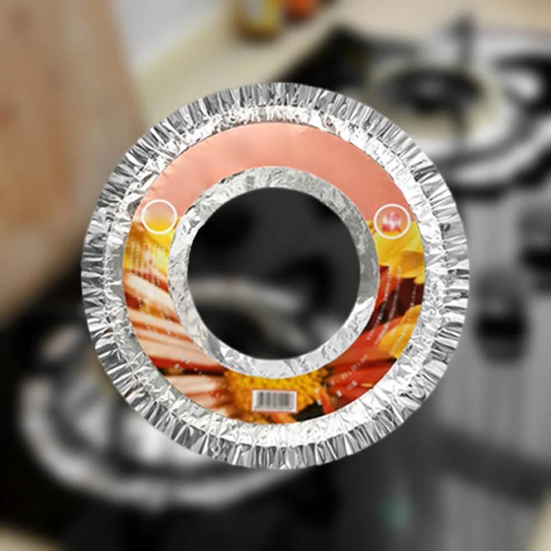 🍳🧽 Oliebestendige Aluminiumfolie Pads voor Fornuizen – Gemakkelijk Schoonmaken, Hittebestendig & Aanpasbaar (Tijdbesparend)! - Image 10
