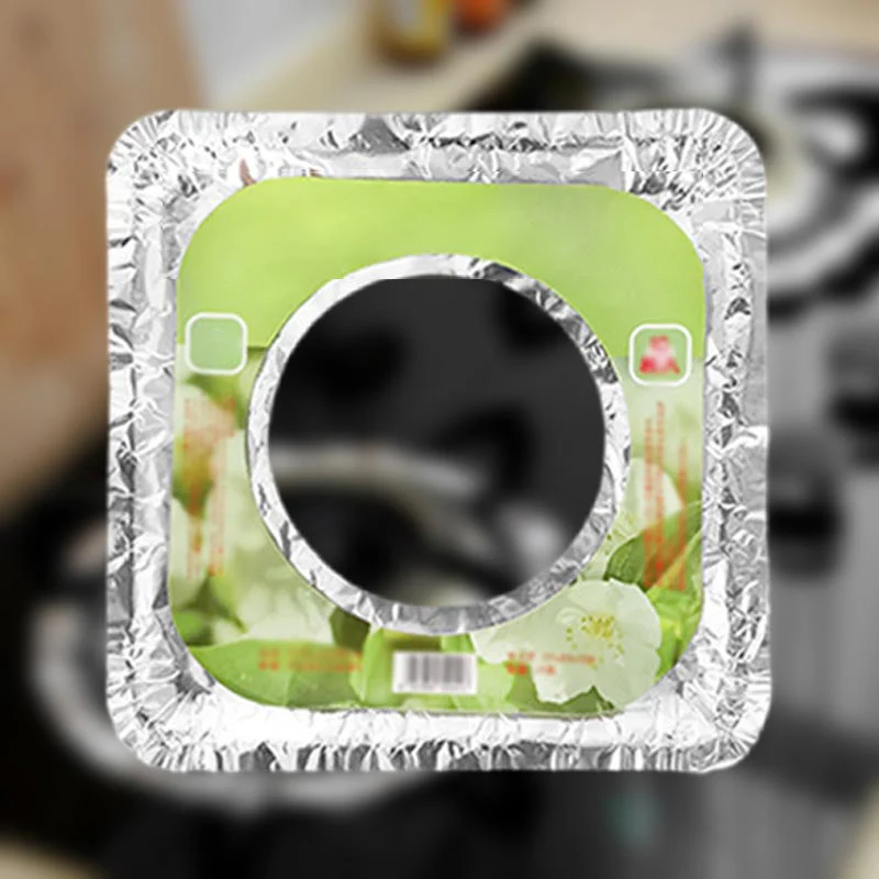 🍳🧽 Oliebestendige Aluminiumfolie Pads voor Fornuizen – Gemakkelijk Schoonmaken, Hittebestendig & Aanpasbaar (Tijdbesparend)! - Image 11
