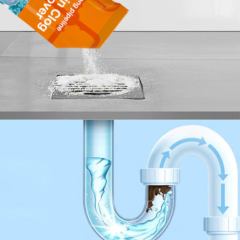 🚿💥 Krachtige Afvoerontstopper – Biologische Enzymen, Sterke Ontstopping & Schadevrij voor Leidingen（Meervoudig Gebruik in Keuken & Badkamer!） - Image 2