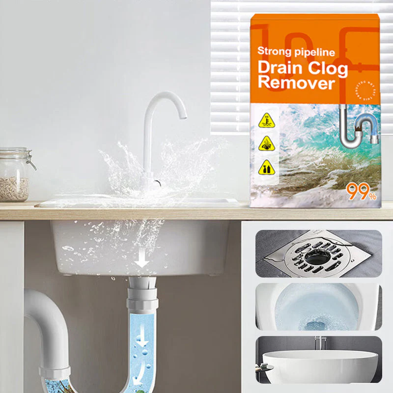 🚿💥 Krachtige Afvoerontstopper – Biologische Enzymen, Sterke Ontstopping & Schadevrij voor Leidingen（Meervoudig Gebruik in Keuken & Badkamer!） - Image 6