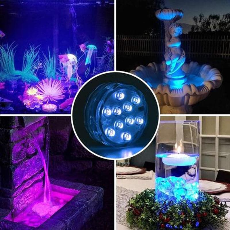 🌞Fris De Lente In Met 50% Korting!✨Waterdichte RGB-zwembadverlichting met afstandsbediening | SMD5050 LED's – 16 kleuropties + wisselende kleurmodi - Image 6