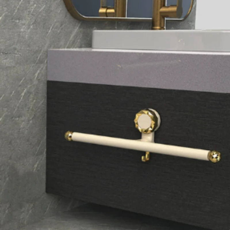 ✨ Oprolbaar Slipperrek met Zuignap – Elegante Goudaccenten, Boorvrije Installatie & Multifunctioneel Ontwerp (Tuinig Slippers & Handdoeken in Badkamer & Keuken!) - Image 7