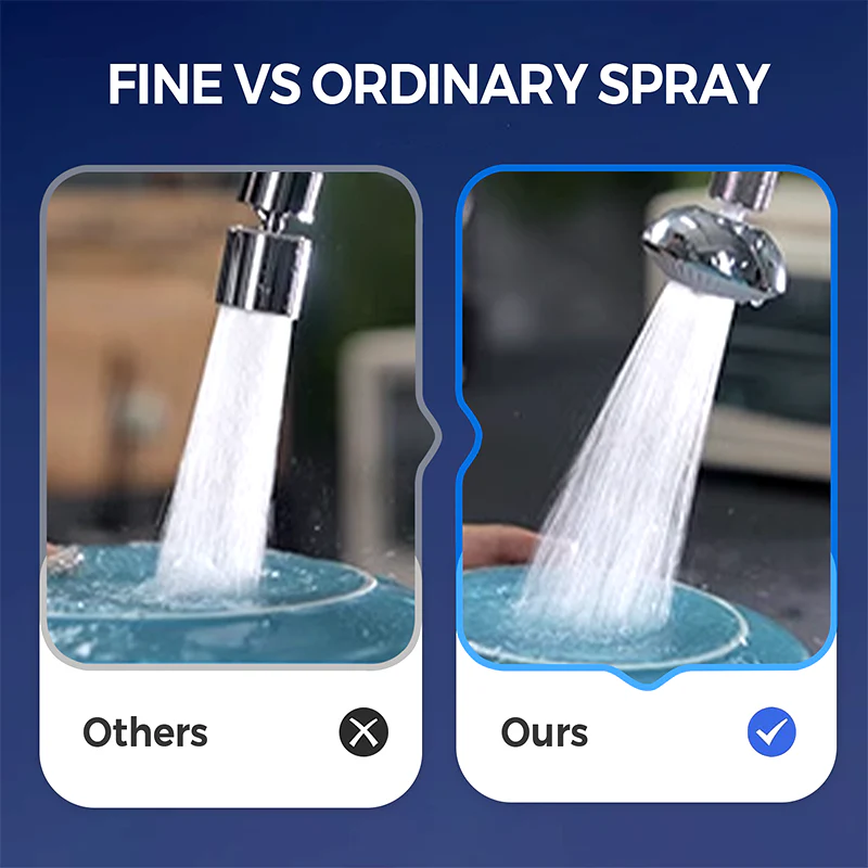 🚰 360° draaibare drukverhoger voor de kraan — Geen spatten meer💦 - Image 4