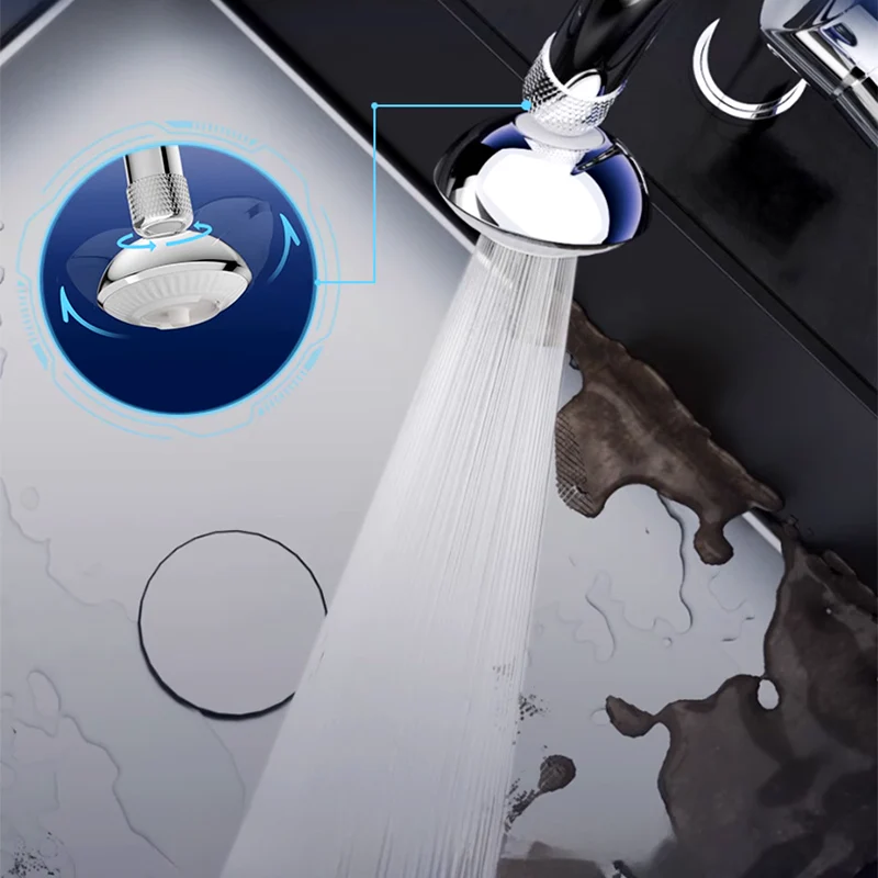 🚰 360° draaibare drukverhoger voor de kraan — Geen spatten meer💦 - Image 5