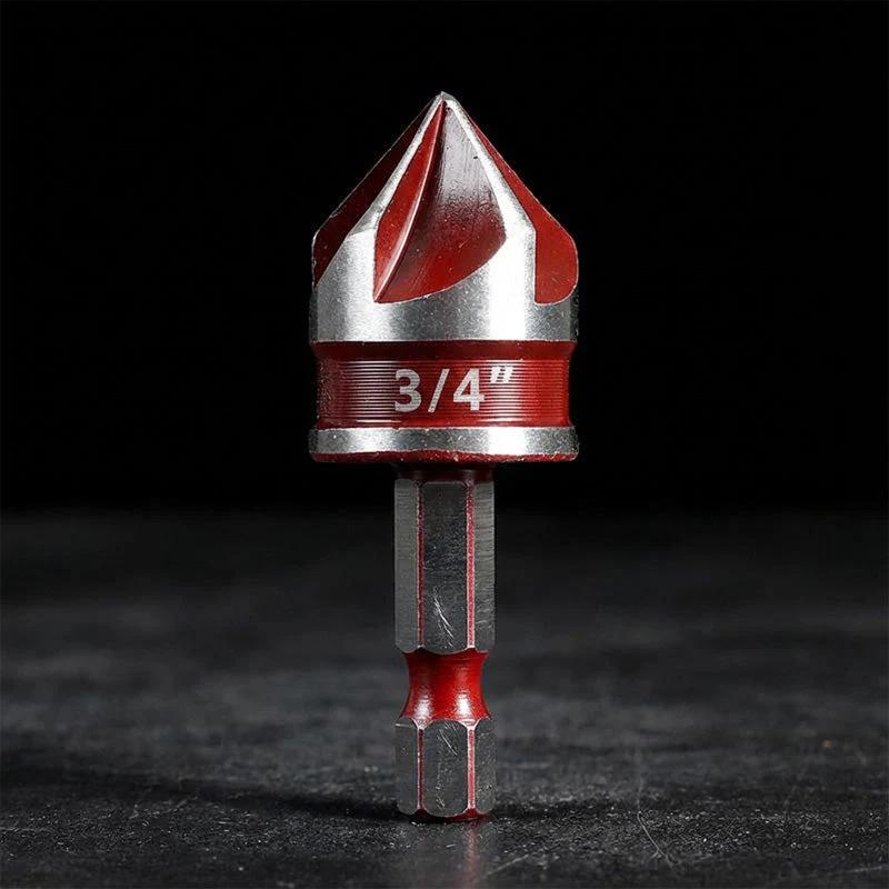 💘Valentijnsaanbieding: 50% Korting! 🔩Verzinkboorset voor Hout & Metaal – 5-delige Set van Hoogwaardig Koolstofstaal! - Image 3