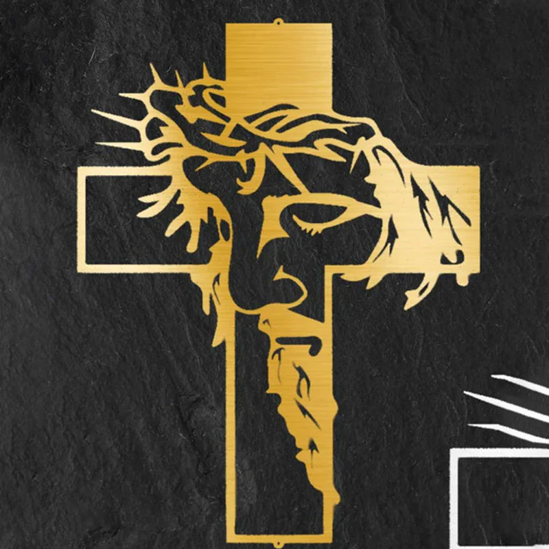 🎄Kerstdeal ALTIJD 50% KORTING! ✝️Jezus Kruis Metaal Muurkunst - Spirituele Sereniteit & Stylische Huisdecoratie Met Betekenis - Image 7