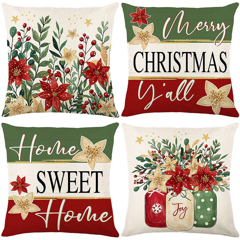 🎄🎅 Schattige Kerst Kussenhoes – Feestelijke Print, Premium Stof & Verborgen Rits (Veelzijdig Kerstdecoratie!) - Image 10