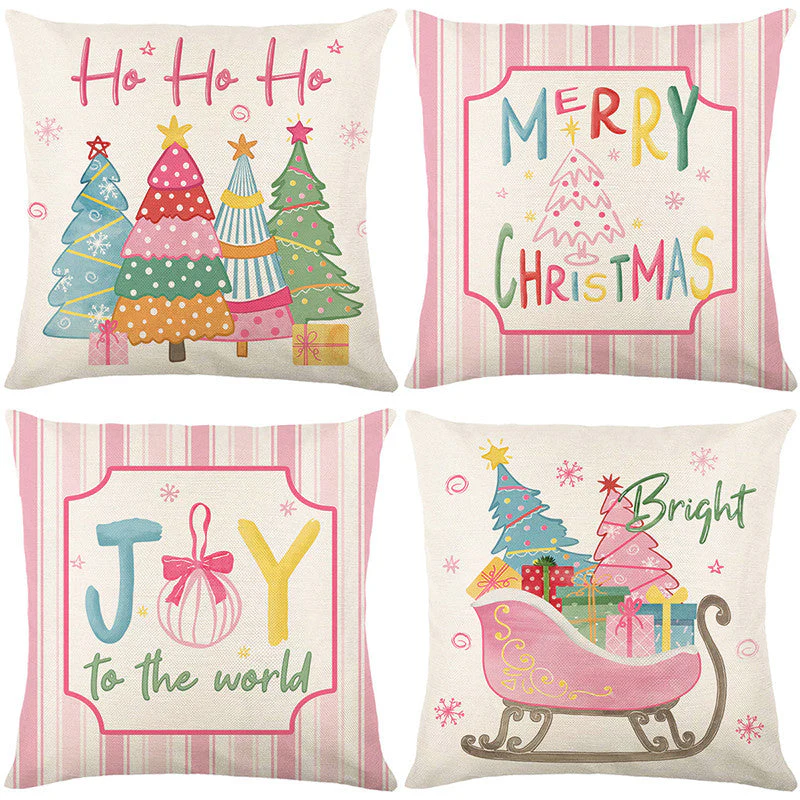 🎄🎅 Schattige Kerst Kussenhoes – Feestelijke Print, Premium Stof & Verborgen Rits (Veelzijdig Kerstdecoratie!) - Image 13