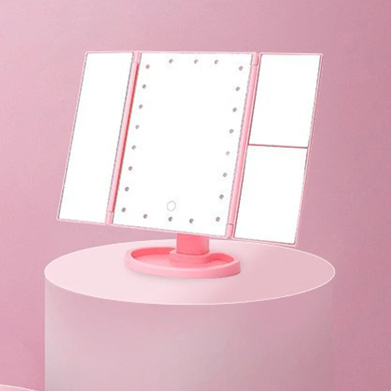 💘Valentijnsaanbieding: 50% Korting!🪞 Drievoudige Make-upspiegel met LED-Verlichting & Meervoudige Vergroting! - Image 10
