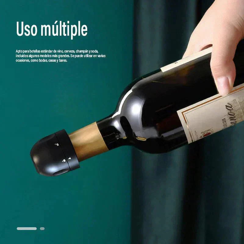 Exclusief Sinterklaasvoordeel!50% KORTING！✨ Siliconen Wijn/Champagne Stop (Hermetisch Afgesloten) – Perfect Kerstcadeau voor Wijnliefhebbers in Nederland/Belgie! - Image 2