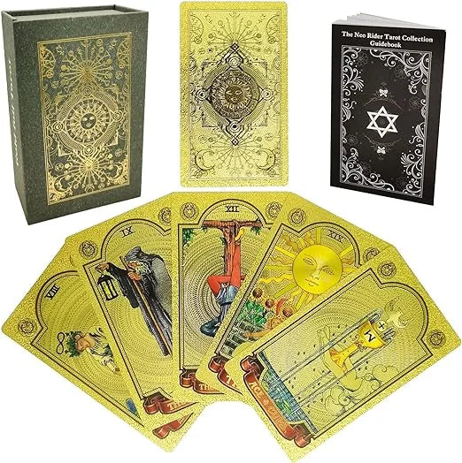 🔥Explora el mundo místico del Tarot Tarot de láminas de oro🔥 - Image 11