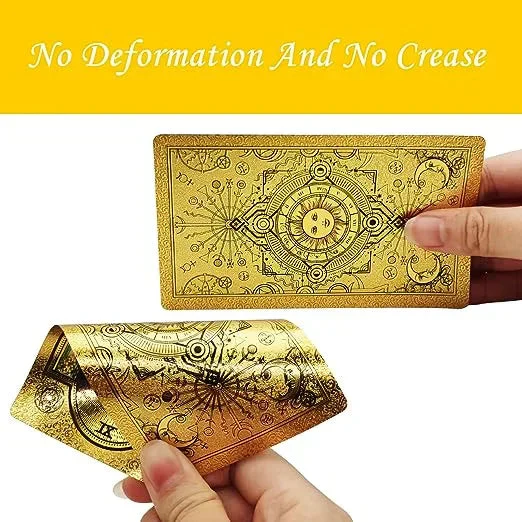 🔥Explora el mundo místico del Tarot Tarot de láminas de oro🔥 - Image 16