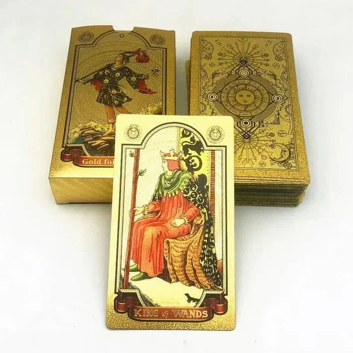 🔥Explora el mundo místico del Tarot Tarot de láminas de oro🔥 - Image 18