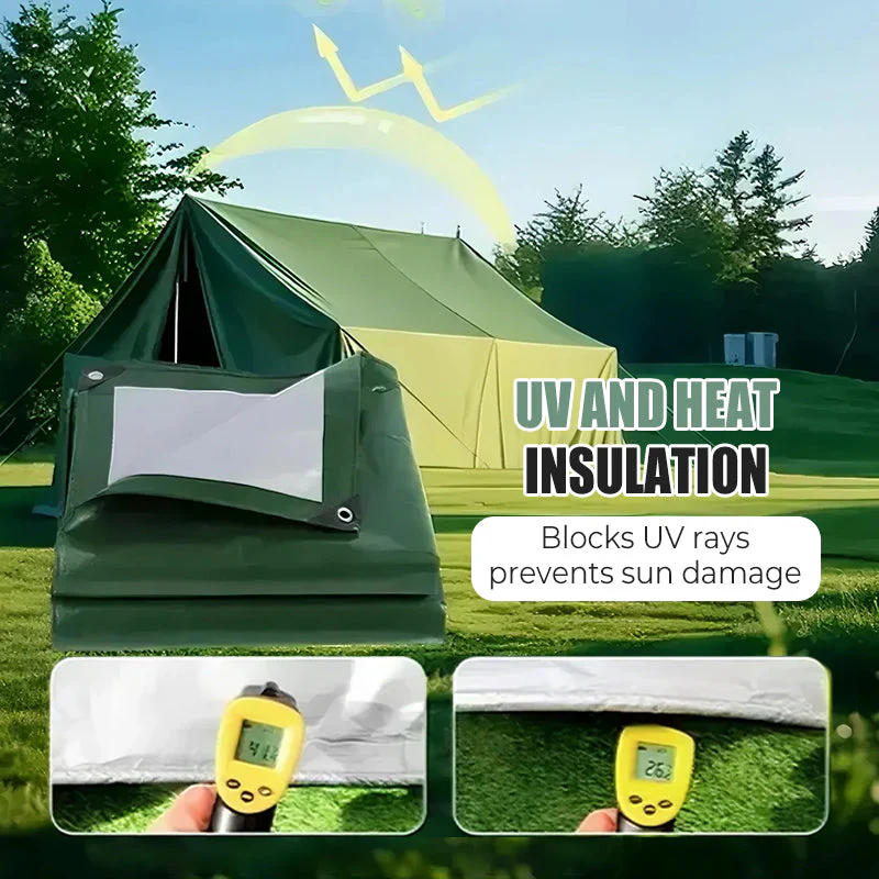 🎉Nieuwjaars Cadeau 50% KORTING!☔Waterdichte Buiten Canvas (UV-Bescherming): Duurzaam & Veerkrachtig – Bescherm Tussen Regen, Zon & Sneeuw! - Image 4