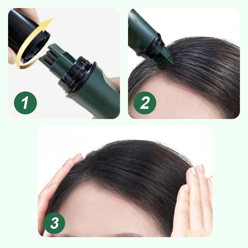 ⚡️👩‍🦳 Tijdelijke Grijze Haarverfstift – Snelle Dekking, Precisiepen & Natuurlijk Uitstraling（50% Korting, Perfect voor Touch-Ups!） - Image 6