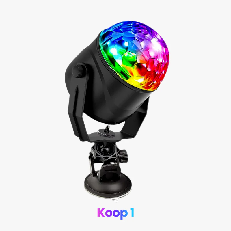 🎄Kerstdeal ALTIJD 50% KORTING!✨Magische LED Disco Bol – RGB Stroboscoop Effect, Afstandsbediening & Draagbaar (Creëer Instant FeestSfeer Voor Partijen, Karaoke & Meer!) - Image 14