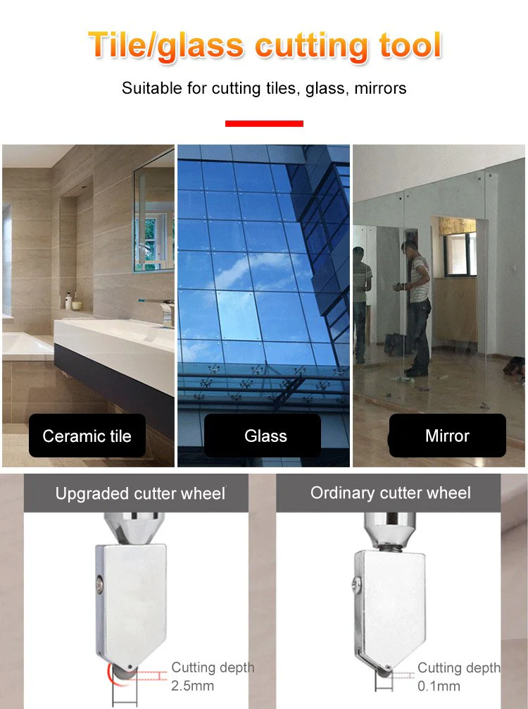 🎄Kerstdeal ALTIJD 50% KORTING!🔧 2-in-1 Tegel & Glas Snijgereedschap (Geüpgraded Mes): Snijden + Splitsen in Één – Minder Kracht, Meer Efficiëntie (Met 2 Reserve-Messen!) ✂️ - Image 6