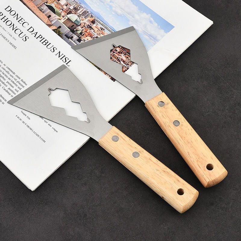 Multifunctioneel plamuurmes met houten handvat - Image 3