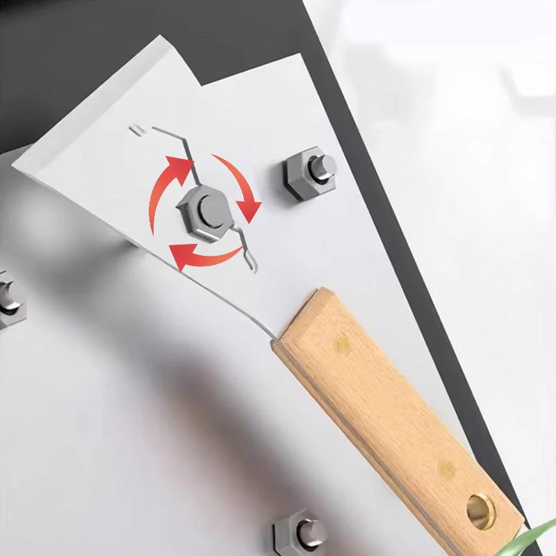Multifunctioneel plamuurmes met houten handvat - Image 4
