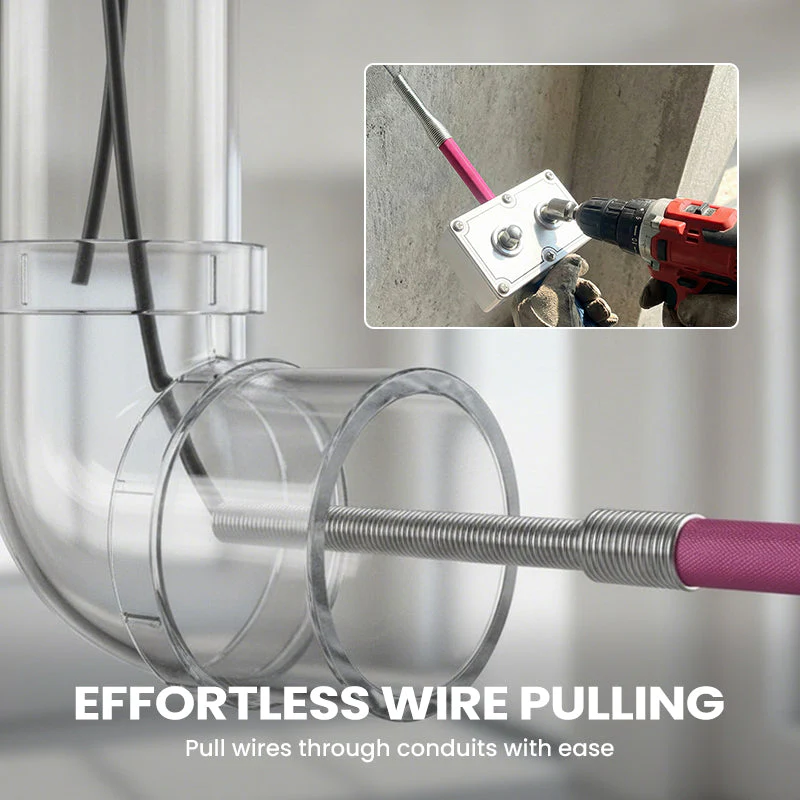 🌞Fris De Lente In Met 50% Korting!⚡ Booraangedreven Draadtrekhulp – Moeiteloos & Efficiënt Bedraden voor Elektriciens! - Image 3