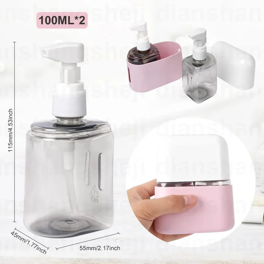 🎁2024 Nieuwjaar Hot Sale🎁 Mini Shampoo Dispenser Draagbare Reis Fles Set - Image 10