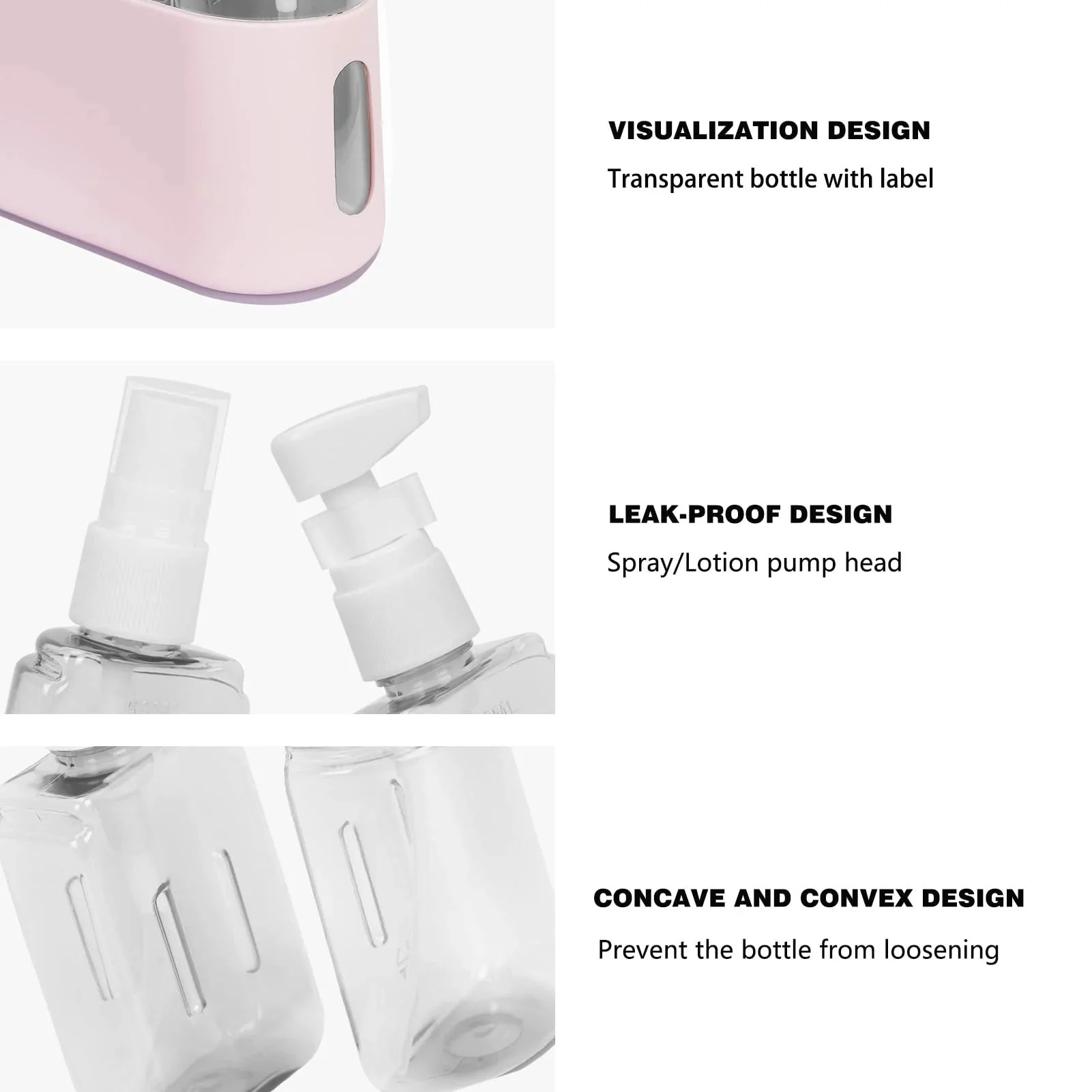 🎁2024 Nieuwjaar Hot Sale🎁 Mini Shampoo Dispenser Draagbare Reis Fles Set - Image 4