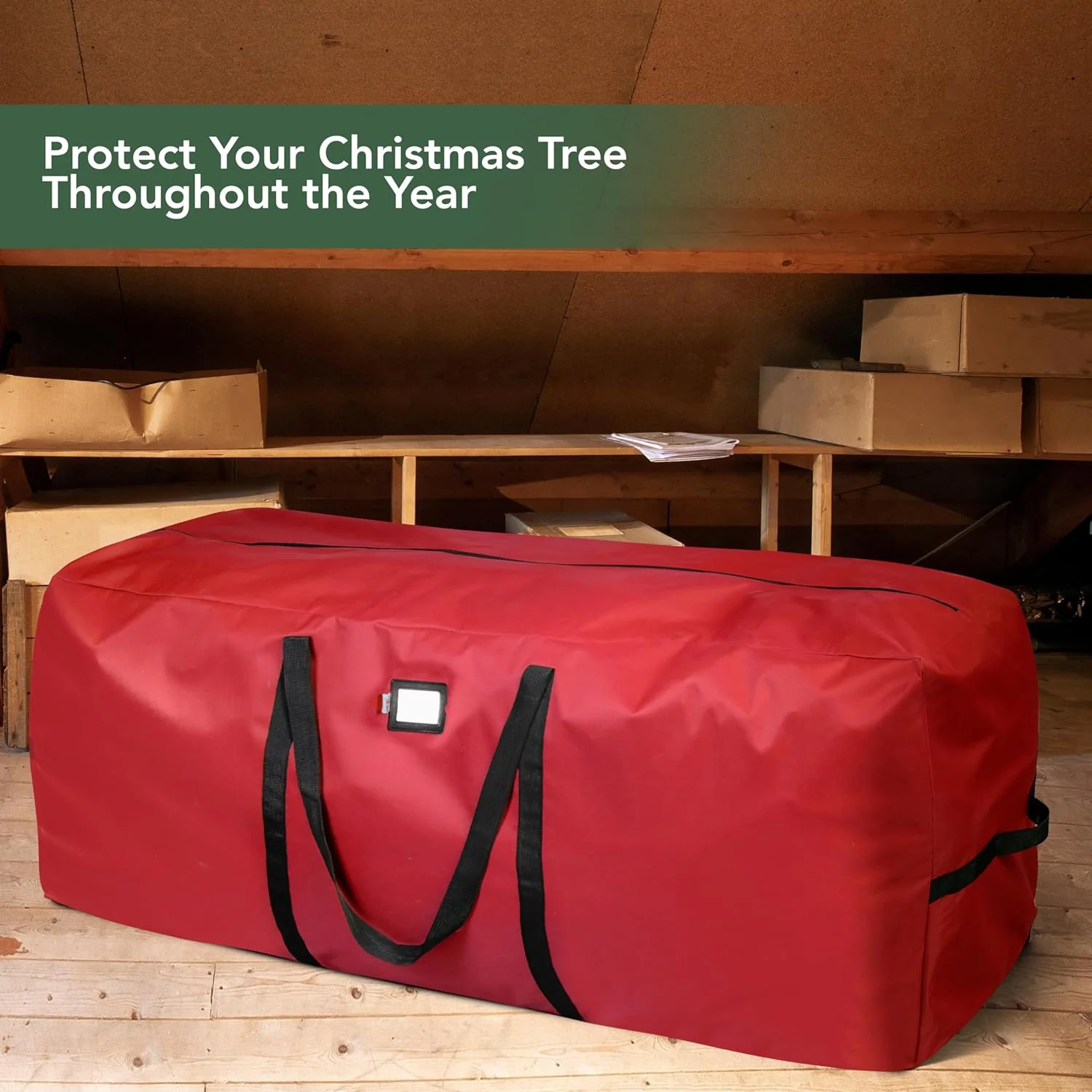 🎉Nieuwjaars Cadeau 50% KORTING!🎄Duurzaam Waterdichte Kerstboom Opbergtas - Voor Bomen Tot 2,7m: Beschermt Tegen Stof/Vocht (Meer seizoenen Duurzaam!) - Image 11