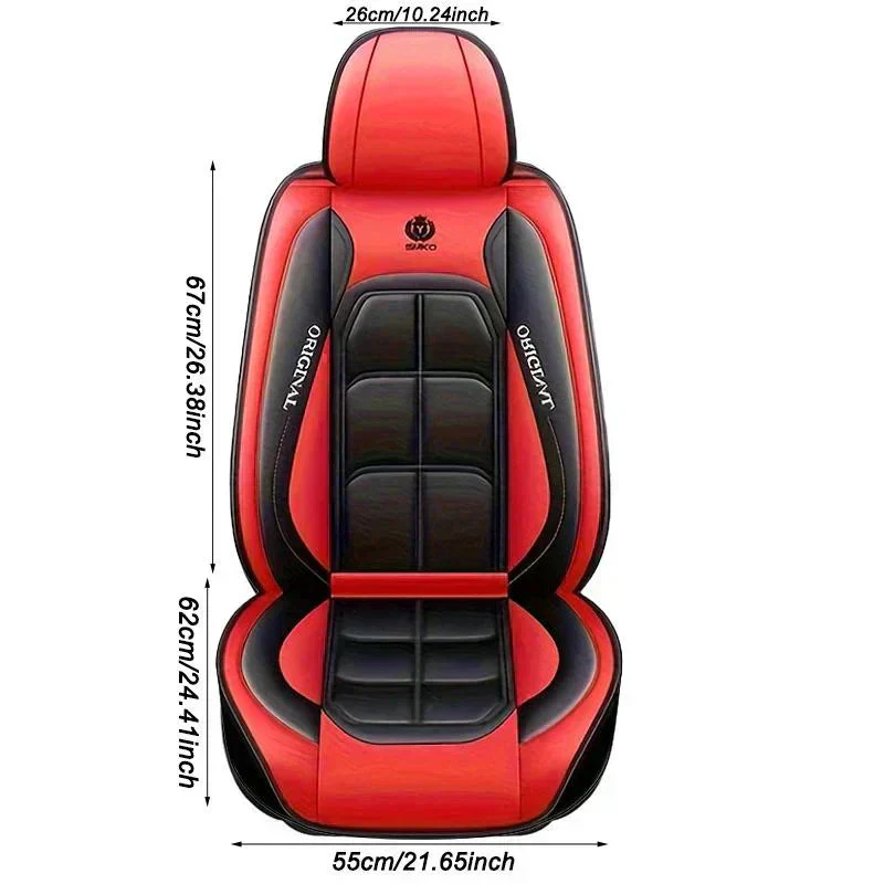 💘Valentijnsaanbieding: 50% Korting!🚗Premium Lederen Stoelhoezen – Universeel, Comfortabel & Veilig voor Elke Auto! - Image 2