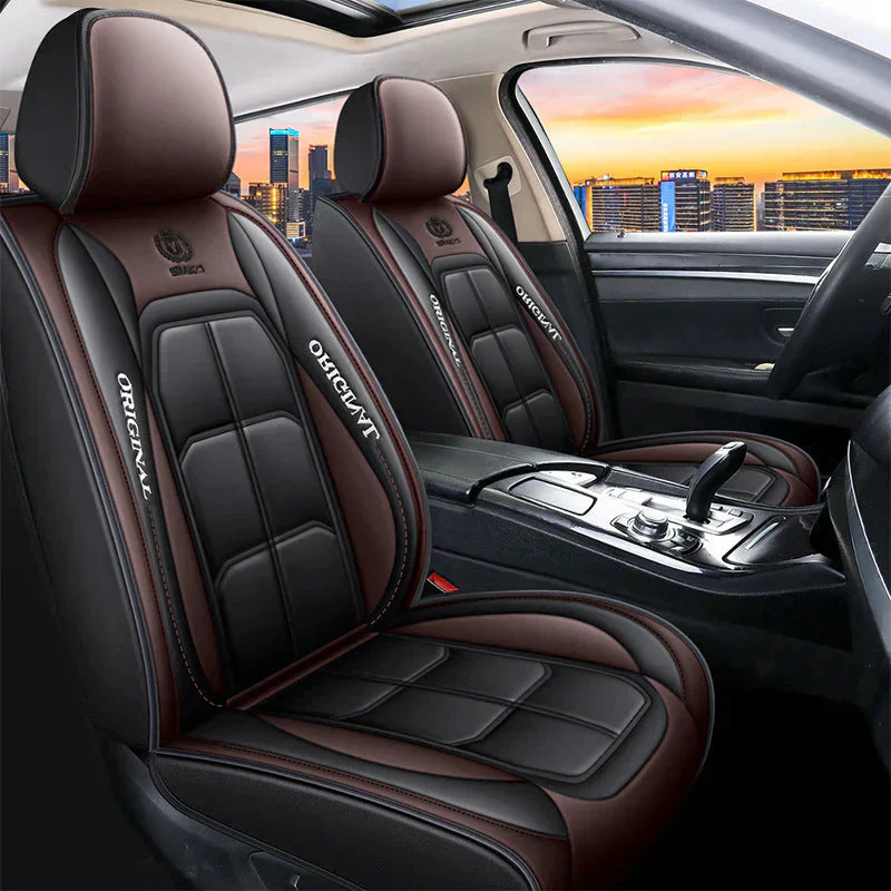 💘Valentijnsaanbieding: 50% Korting!🚗Premium Lederen Stoelhoezen – Universeel, Comfortabel & Veilig voor Elke Auto! - Image 3
