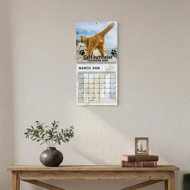 🐱😂 2026 Grappige Kattenwandkalender – Humoristische Afbeeldingen, Volledige Jaarplanning & Uniek Cadeau voor Kattenliefhebbers! - Image 6