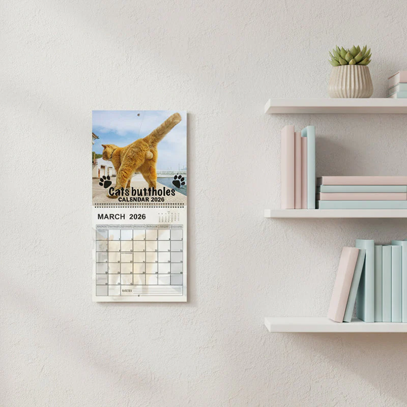 🐱😂 2026 Grappige Kattenwandkalender – Humoristische Afbeeldingen, Volledige Jaarplanning & Uniek Cadeau voor Kattenliefhebbers! - Image 7
