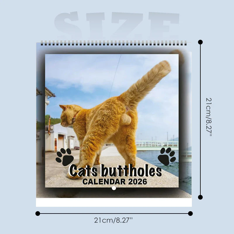 🐱😂 2026 Grappige Kattenwandkalender – Humoristische Afbeeldingen, Volledige Jaarplanning & Uniek Cadeau voor Kattenliefhebbers! - Image 8