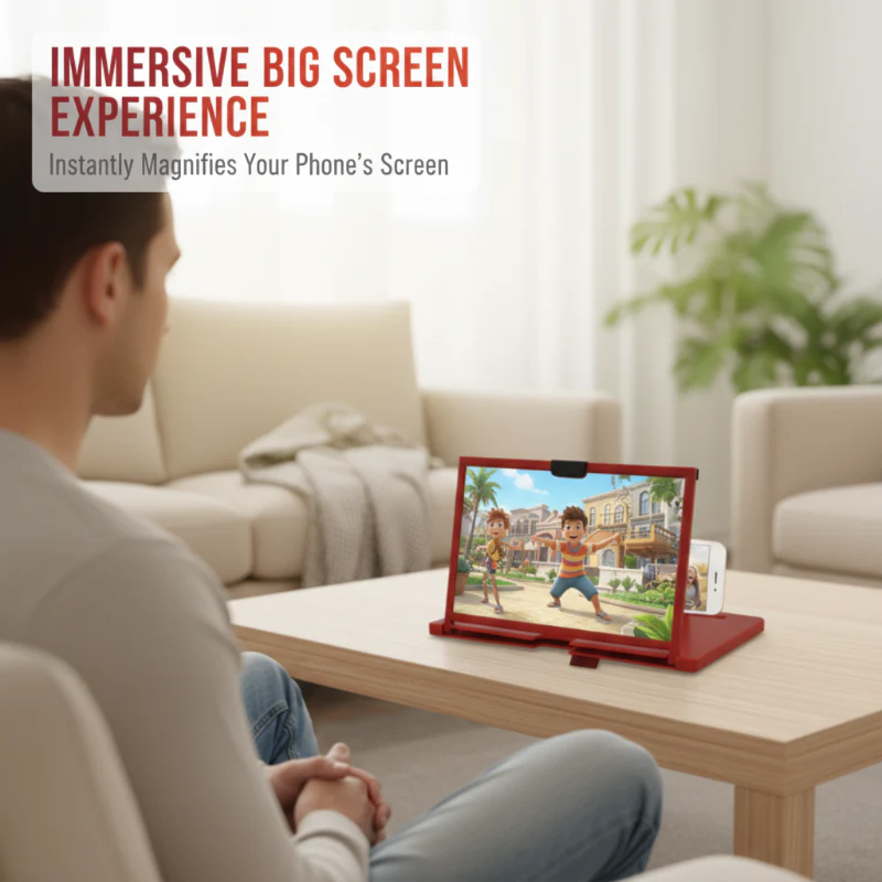🌞Fris De Lente In Met 50% Korting! 🎬 HD Telefoonvergrootglas – Maak Je Telefoon Tot Een Persoonlijke Bioscoop! - Image 2