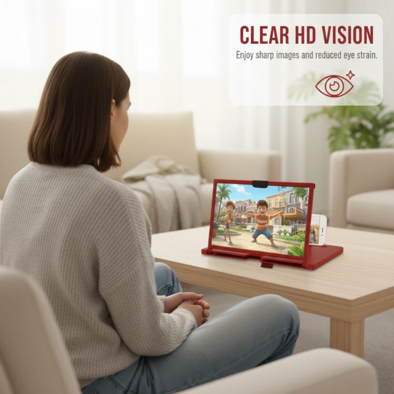 🌞Fris De Lente In Met 50% Korting! 🎬 HD Telefoonvergrootglas – Maak Je Telefoon Tot Een Persoonlijke Bioscoop! - Image 4