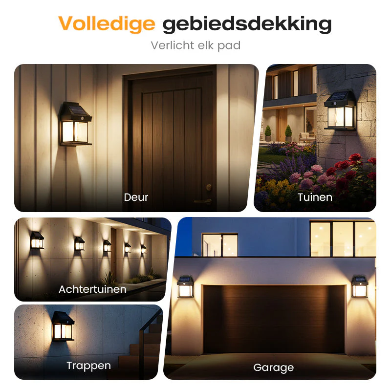 🎉Nieuwjaars Cadeau 50% KORTING!💡Zonne-energie Buitenwandlamp (IP65 Waterdicht): 3 Slimme Modi + Automatische Sensor – Geen Bedrading & Bespaar Elektriciteit! - Image 7